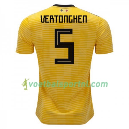 België Vertonghen 5 Uit Shirt WK voetbal 2018